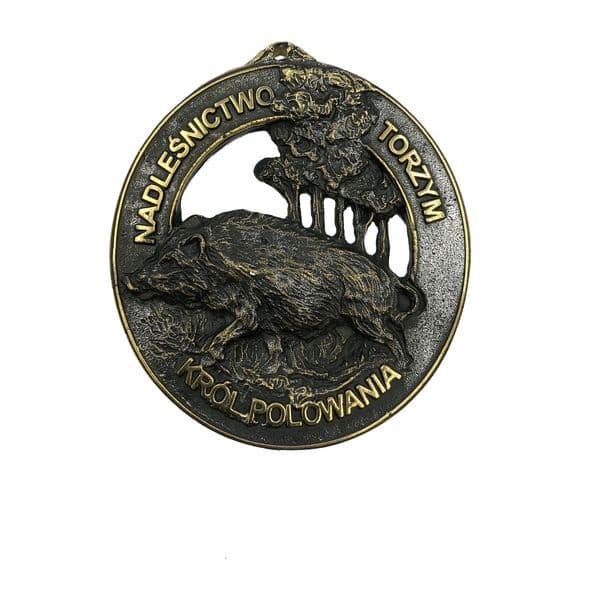 Medal Król Polowania — dzik (ażur)