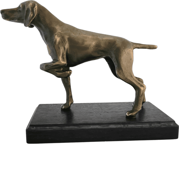Duża statuetka Wyżeł w stójce